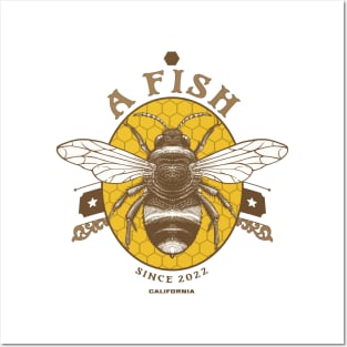 Bumble Bee Fish Posters and Art